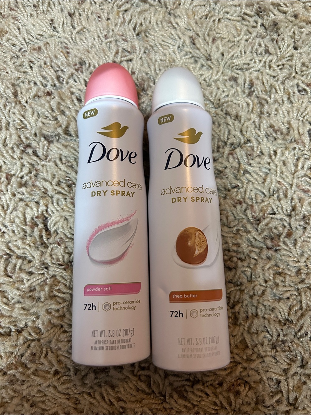 Dove Advanced Care Dry Spray Antiperspirant - Powder Soft & Shea Butter